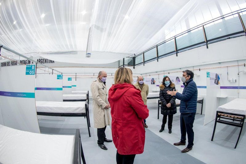 Los integrantes del STJ recorrieron el polo sanitario