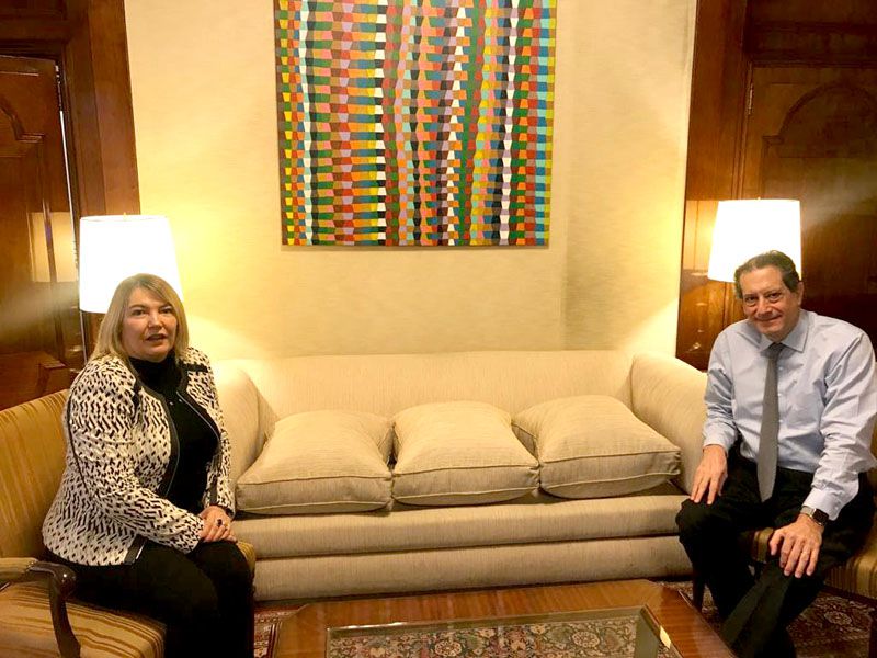 Bertone se reunió con el presidente del Banco Central