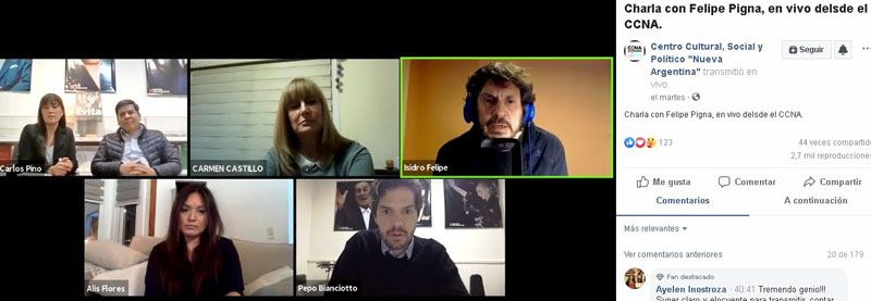 Felipe Pigna brindó una charla sobre “Mujeres Insolentes de la Historia”