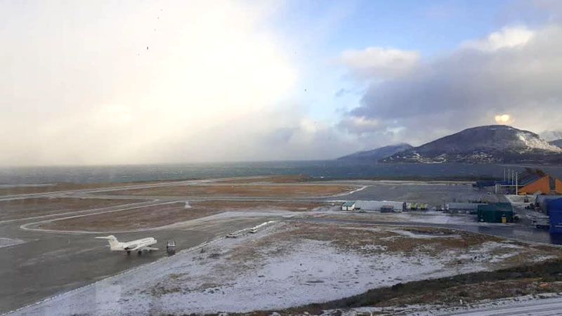 Cayó un 23% la cantidad de pasajeros en el aeropuerto de Ushuaia