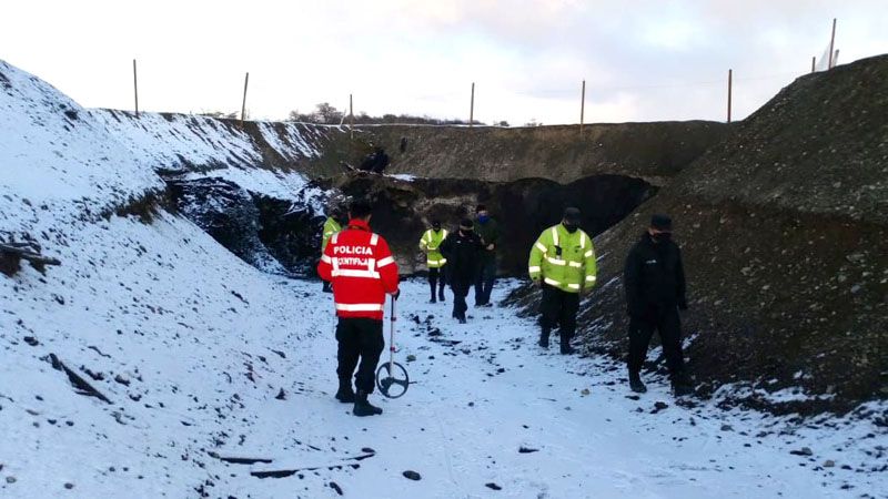 Juez de Instrucción de Río Grande recorrió el lugar donde se originó el ígneo