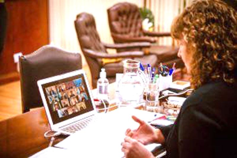 Urquiza participó de videoconferencia con el Ministro del Interior