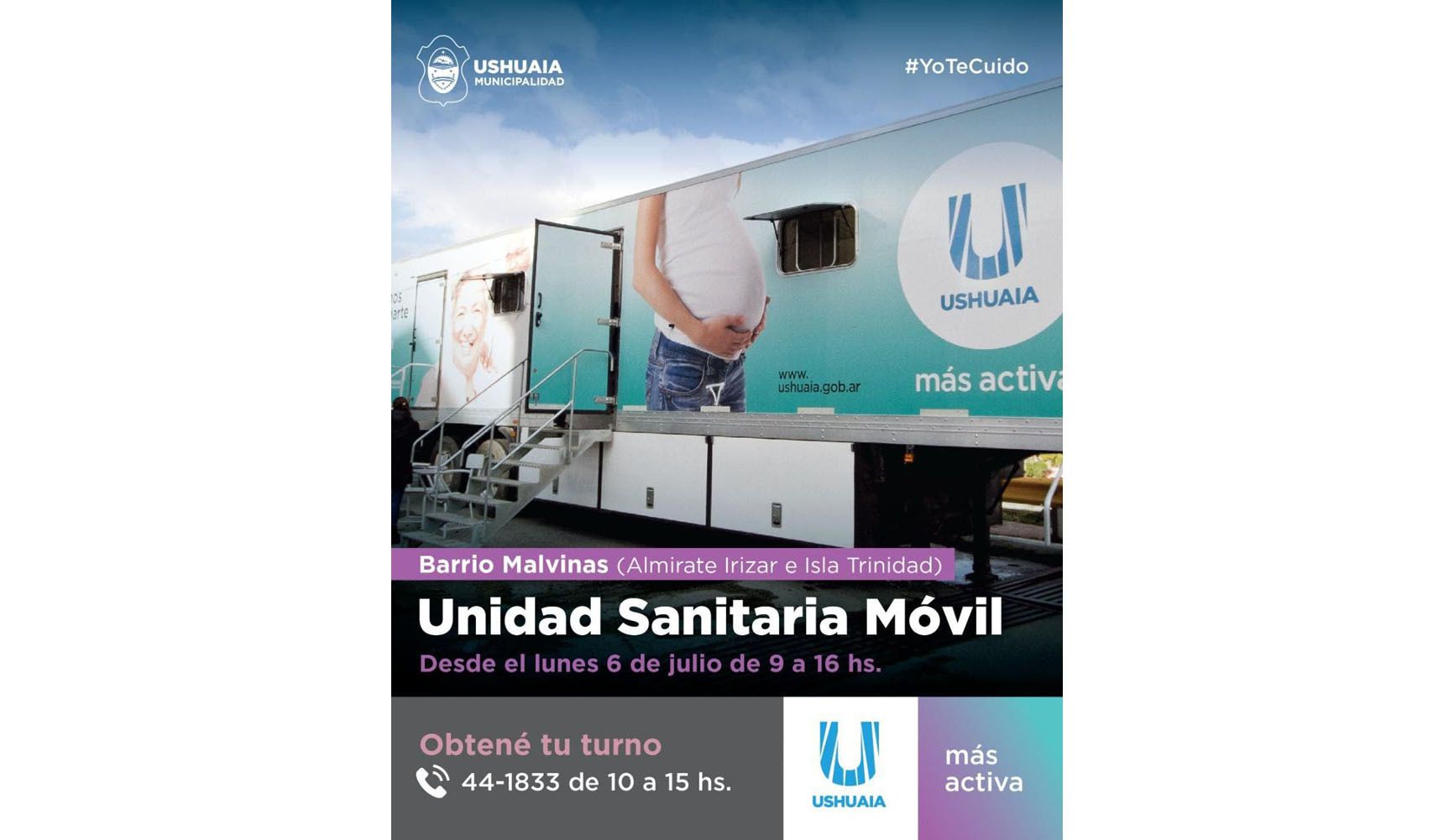 La Unidad Sanitaria Móvil y de Zoonosis continúan atendiendo en el barrio Malvinas
