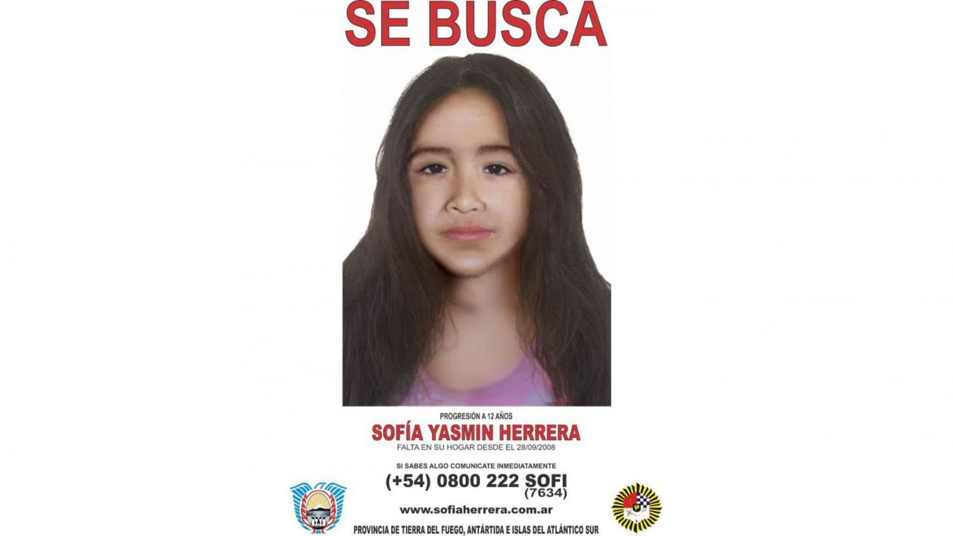 Preparan una nueva actualización del rostro de Sofía Herrera