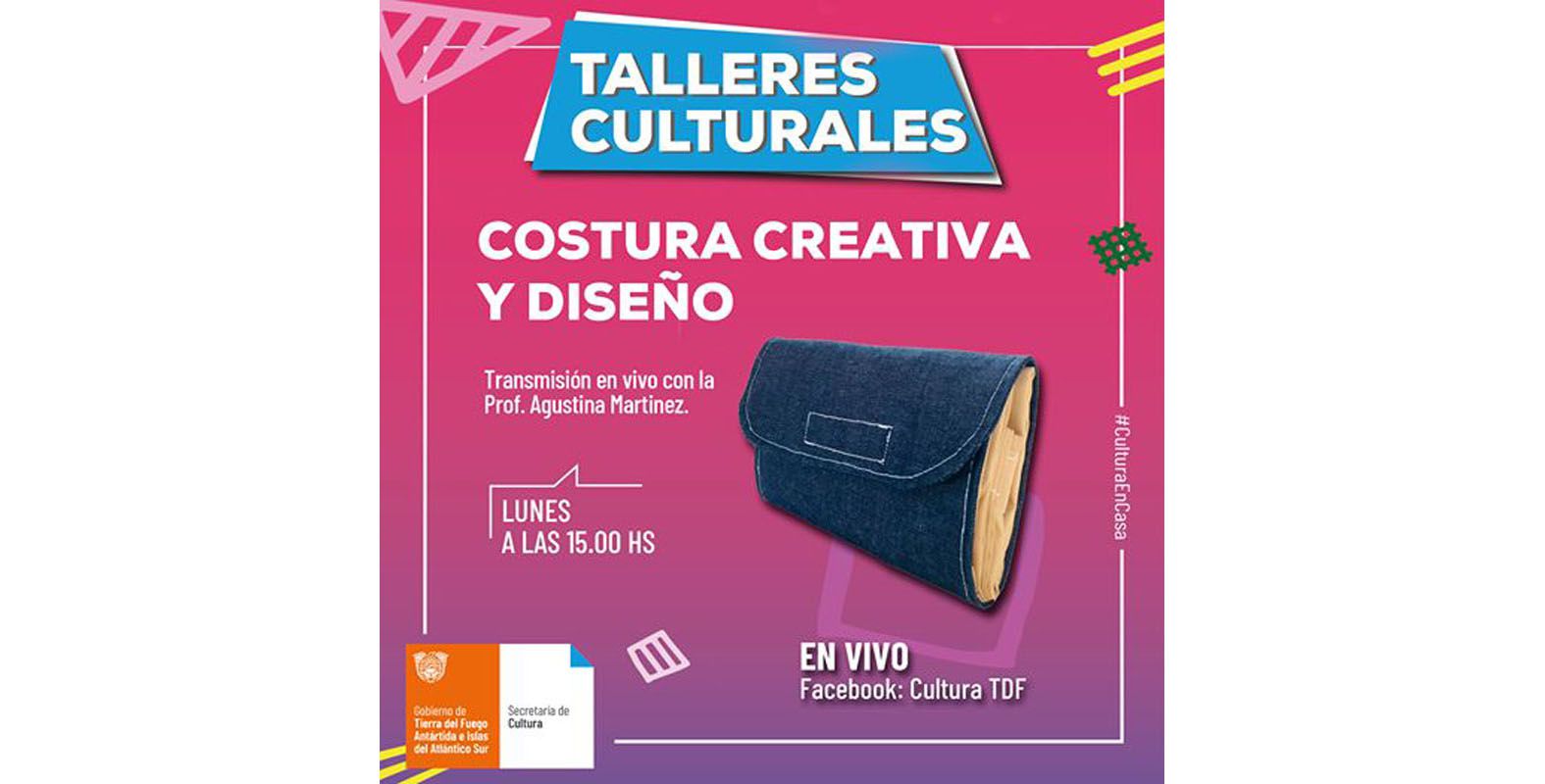 Comenzaron los talleres culturales provinciales con modalidad virtual