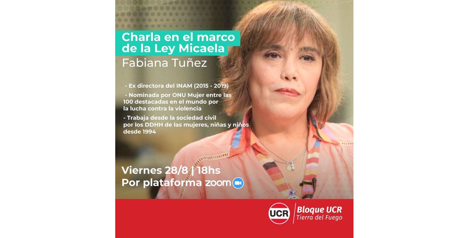 Invitan a participar de una charla sobre los alcances de la Ley Micaela