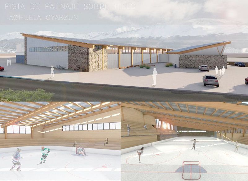 Visto bueno al techado de la pista de patinaje sobre hielo