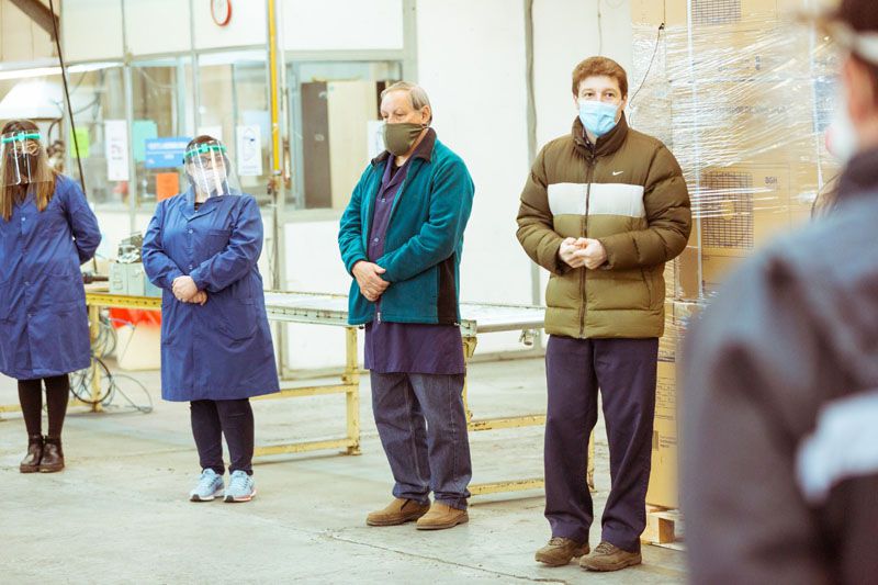 Respaldo de Melella a la industria fueguina