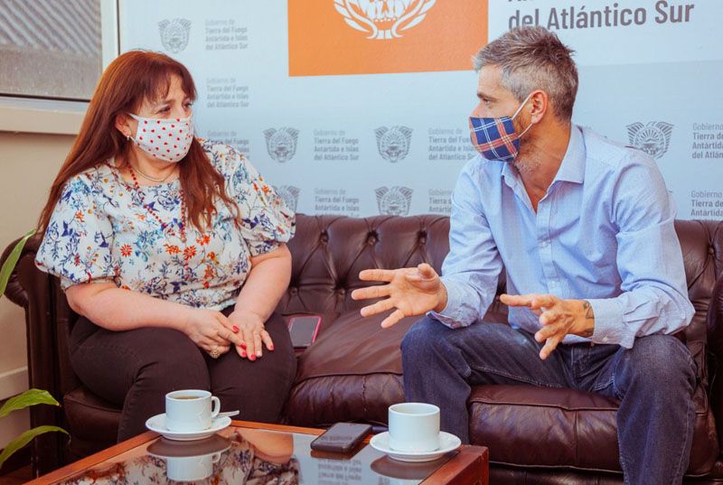 Romano analizó la ejecución de obras junto a funcionarios provinciales