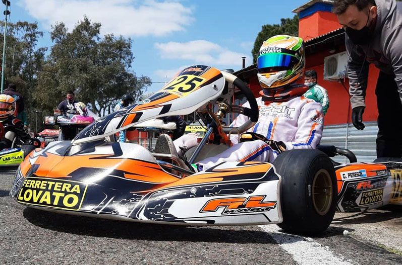 Joaquín Pereira segundo en la Rotax