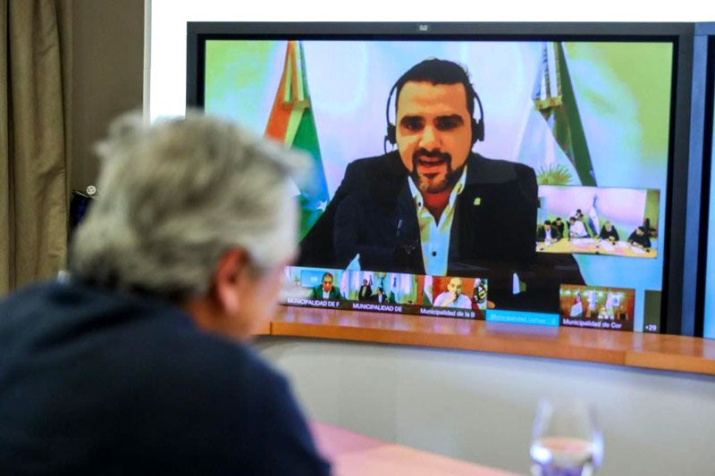 Vuoto agradeció al presidente Fernández por el envío de fondos