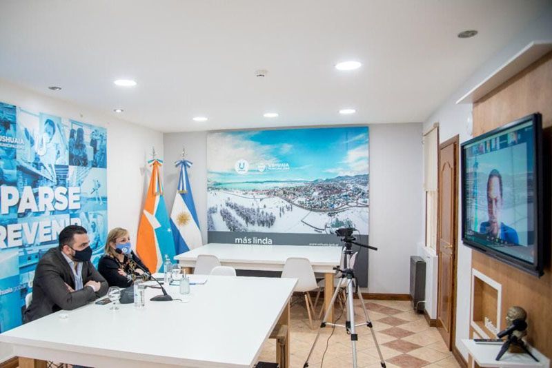 Vuoto evaluó con Nación obras para Ushuaia