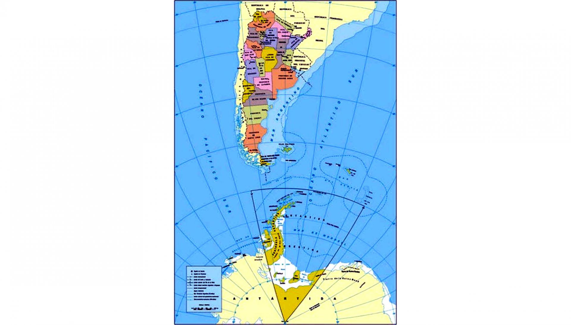 Se sanciona la ley que obliga al uso del mapa bicontinental