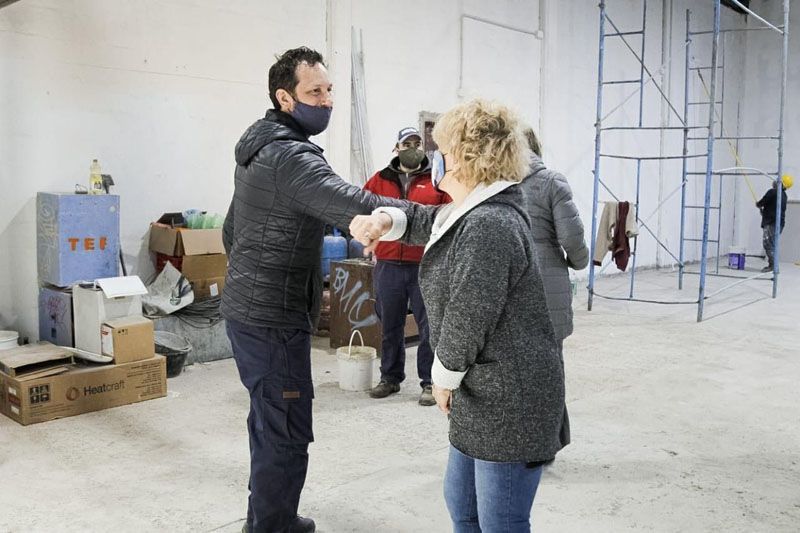 Avanzan los trabajos en el edificio de la Asociación ACTUAR