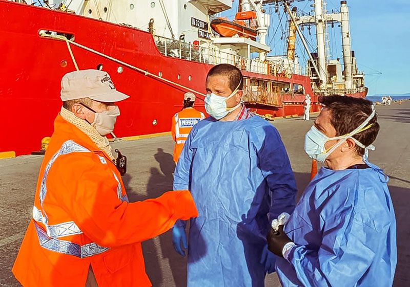 Di Giglio dijo que por ahora son 7 los tripulantes con COVID-19