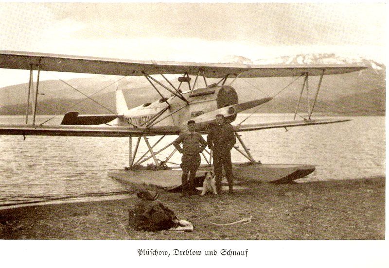 Pluschow trasmite a su esposa la alegría de volver a volar