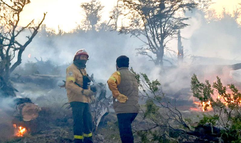 Brigadistas lograron controlar incendio en una turbera 