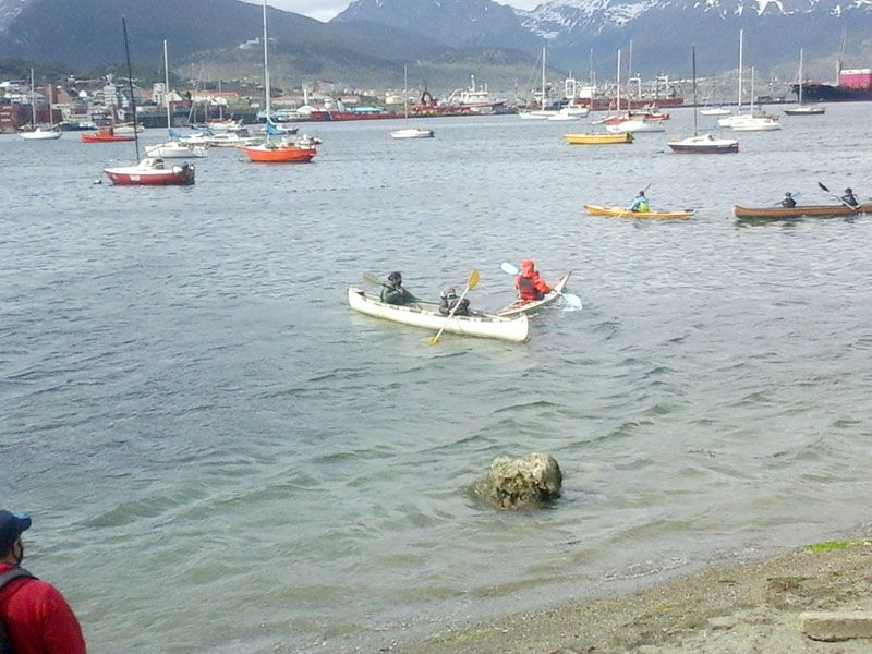 Kayak en la bahía