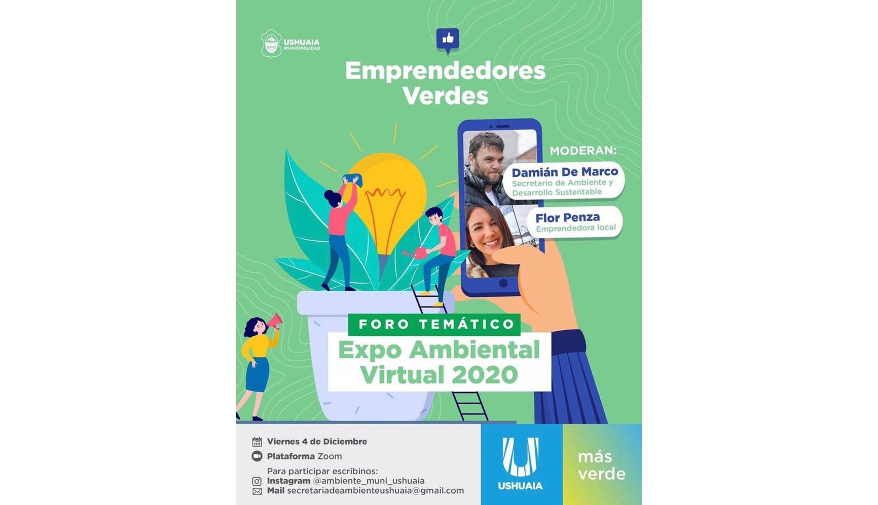 La Expo Ambiental de Ushuaia tendrá foros temáticos sobre ciudades sostenibles