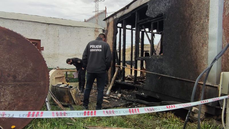 Incendio intencional de una vivienda 