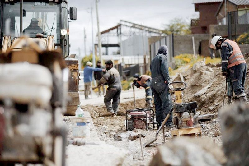 Desde fines de noviembre se incrementa la obra pública en Ushuaia
