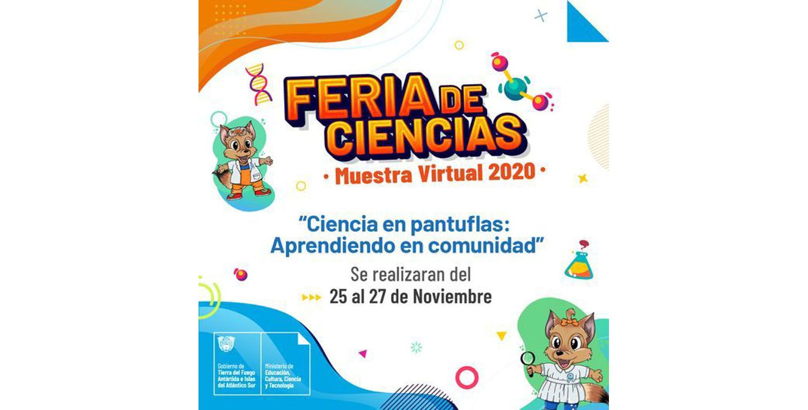 Se viene la Feria Provincial de Ciencias y Tecnología, en formato virtual