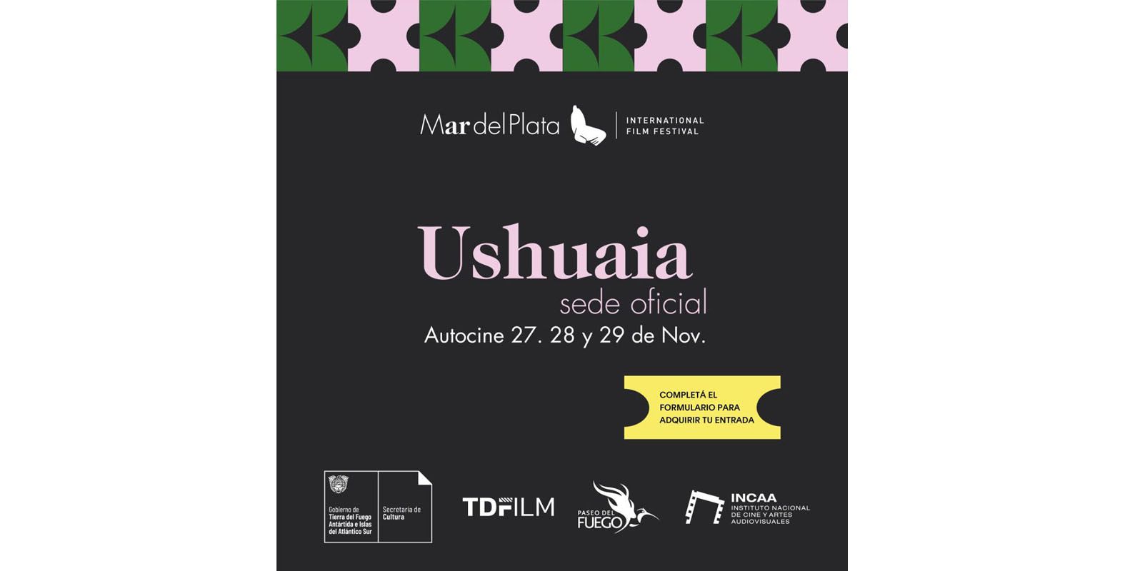 Ushuaia será sede del Festival Internacional de Cine de Mar del Plata