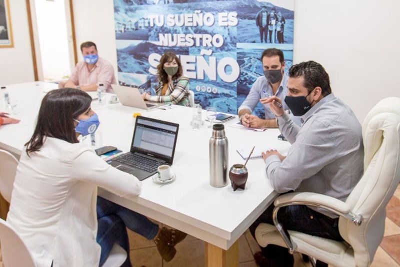 Vuoto se reunió con el equipo económico de la Municipalidad