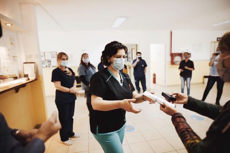 Reconocieron a personal de centros de salud por su trabajo en pandemia