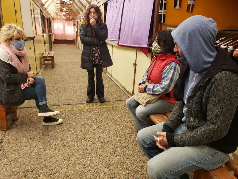 Cultura municipal se reunió con artesanos del Paseo Enriqueta Gastelumendi