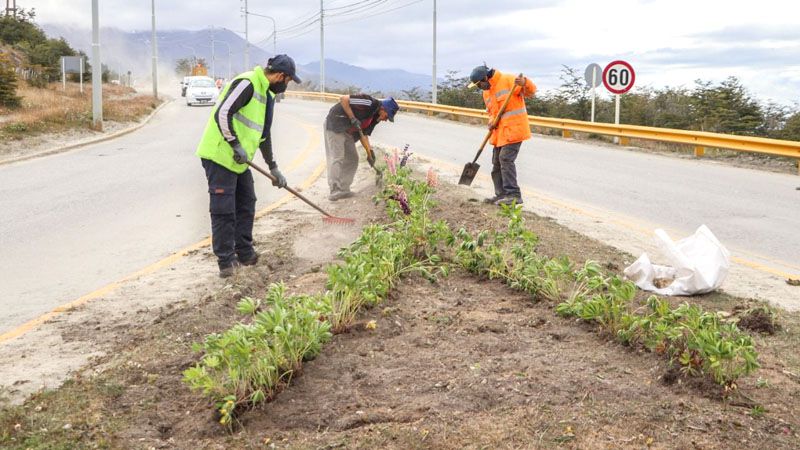 Tareas de mantenimiento en Héroes de Malvinas