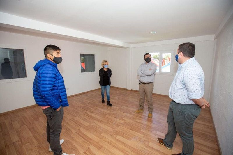 Avanza la obra del espacio cultural del barrio Bahía Golondrina