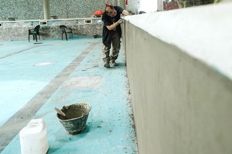 Avanzan los trabajos en el Polo Deportivo Héroes de Malvinas