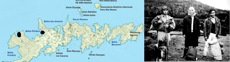 Chapman explora rastros humanos en la isla de los Estados