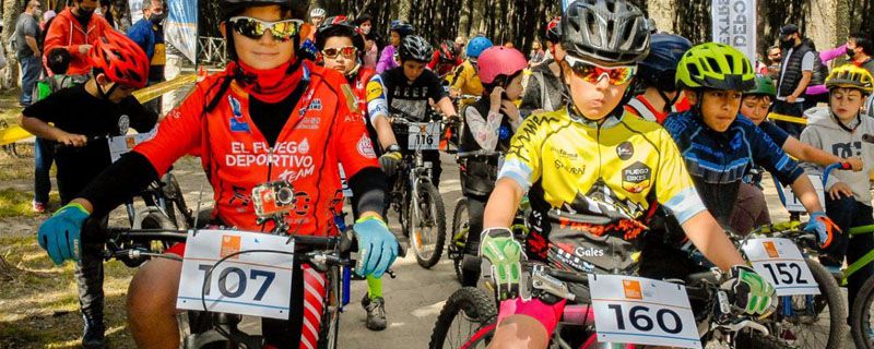 El mountain bike Infanto Juvenil pasó por la Villa