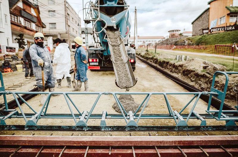 Avanza la obra en la céntrica calle Yaganes