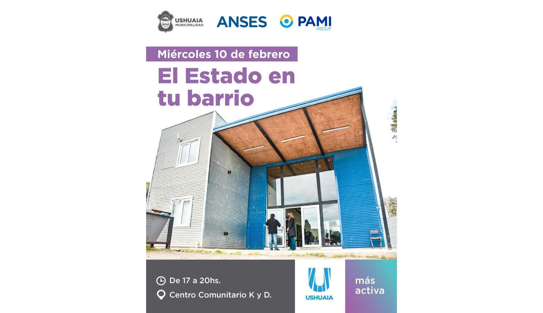 La Municipalidad de Ushuaia, PAMI y ANSES impulsan “El Estado en tu barrio”