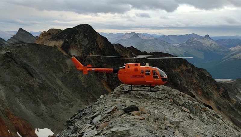Rescataron a una persona herida en el cerro Alvear
