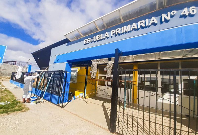 Avanzan las tareas de mantenimiento y refacción en edificios escolares