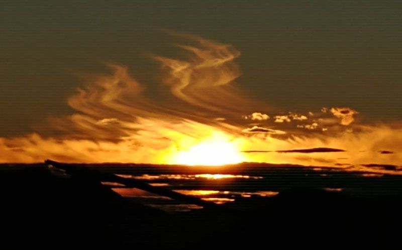 Esos atardeceres fueguinos 