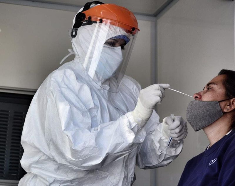 Salud municipal realizó hisopados para detectar casos de COVID