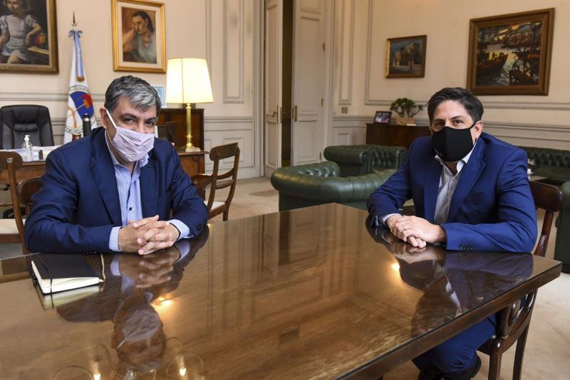 Matías Rodríguez se reunió con el ministro Trotta
