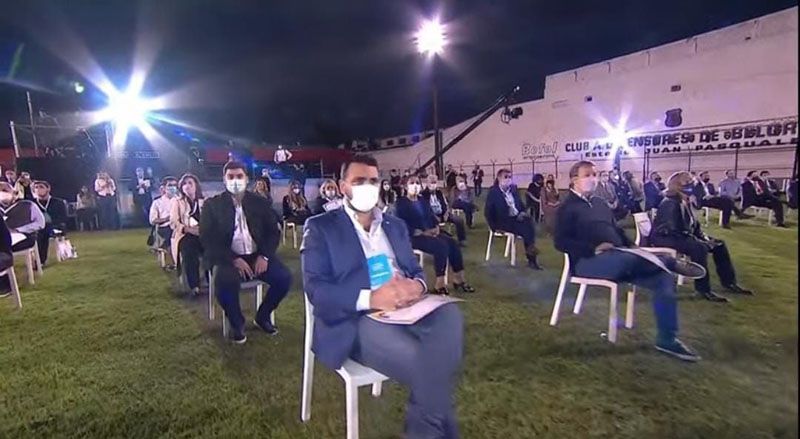 Vuoto participó de la asunción de Alberto Fernández como Presidente del PJ