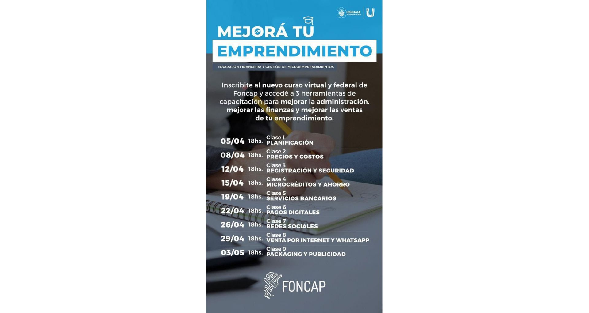 Municipio y Nación impulsan la capacitación de emprendedores
