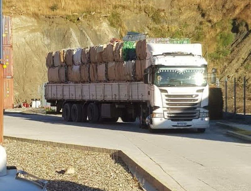 Ushuaia envió 32 toneladas de plástico al continente