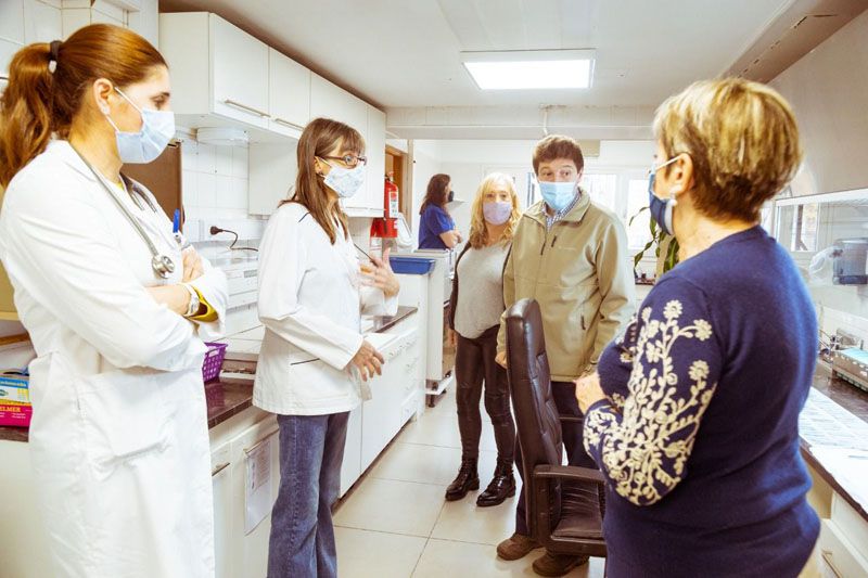 Melella recorrió las instalaciones de Lucha Contra el Cáncer Ushuaia