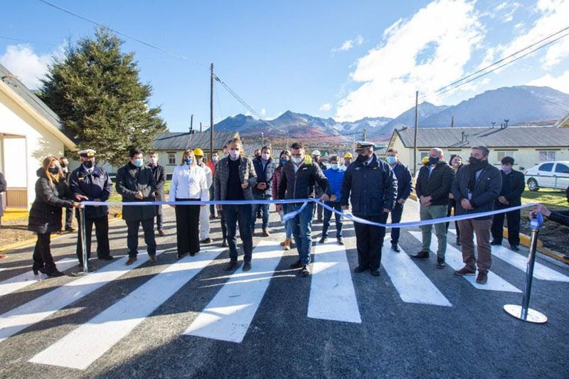 Vuoto y Katopodis inauguraron obras de pavimentación
