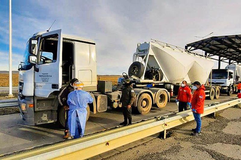 Los camiones ya ingresan con normalidad a Tierra del Fuego