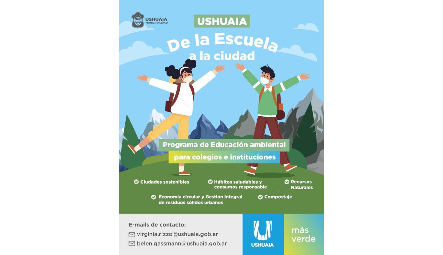 La Municipalidad de Ushuaia reinició el Programa de Educación Ambiental