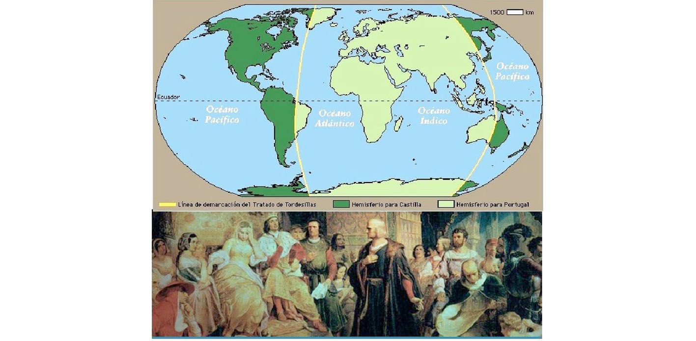 Bula papal fija límites de las posesiones hispanas en América
